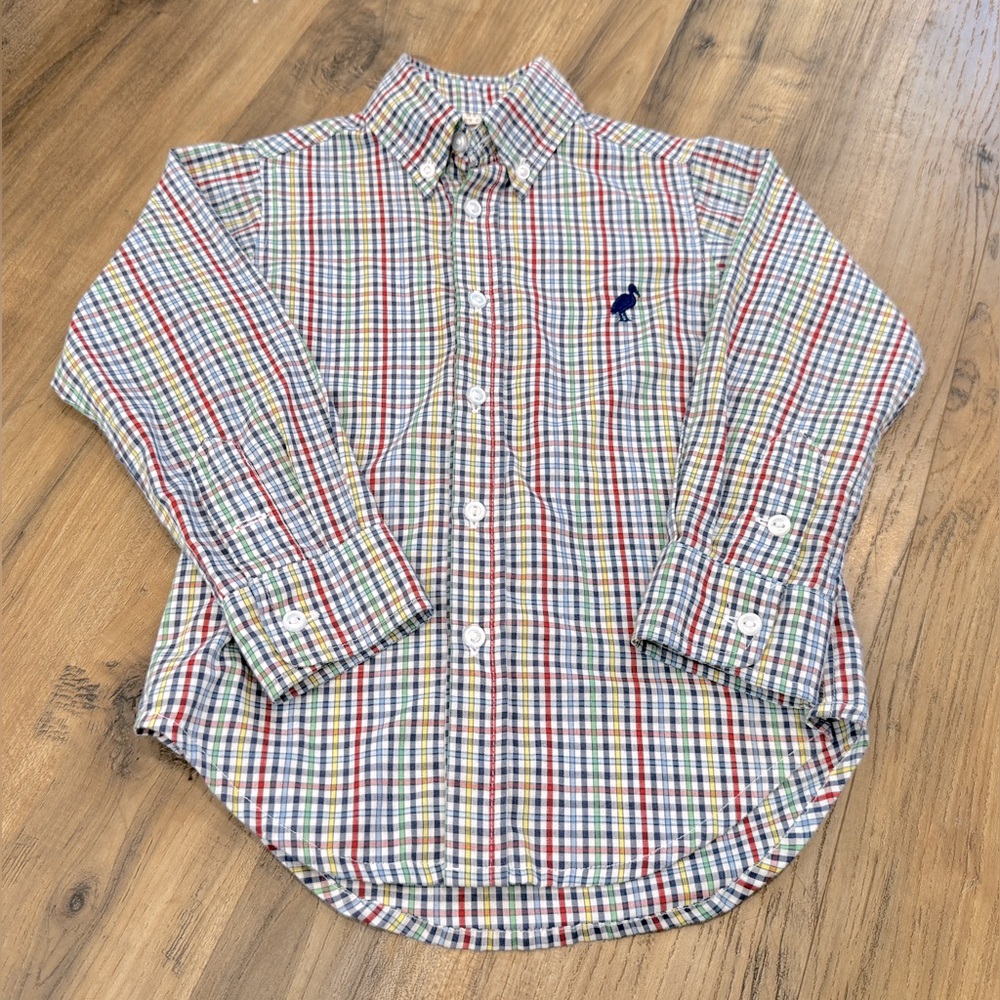Boys The Beaufort Bonnet Company Button Down Shirt Size 3T